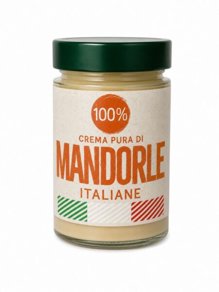 100 % krém z lúpaných talianskych mandlí – Crema Pura di Mandorle Italiane 300 g