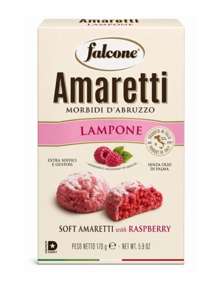 Amaretti Morbidi d’Abruzzo - Mäkké amaretti s malinami – Falcone 170g