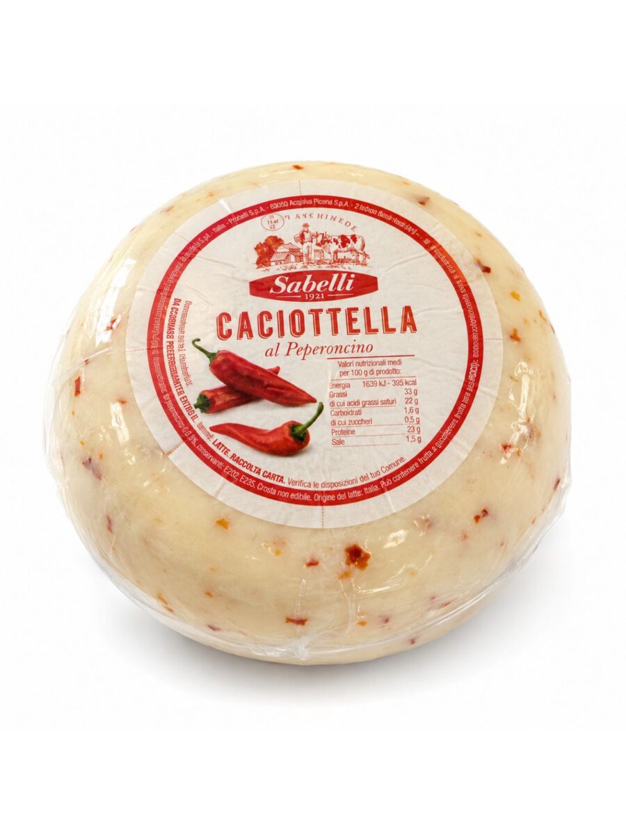 Caciottella al Peperoncino – syr s čili Sabelli cca 1kg