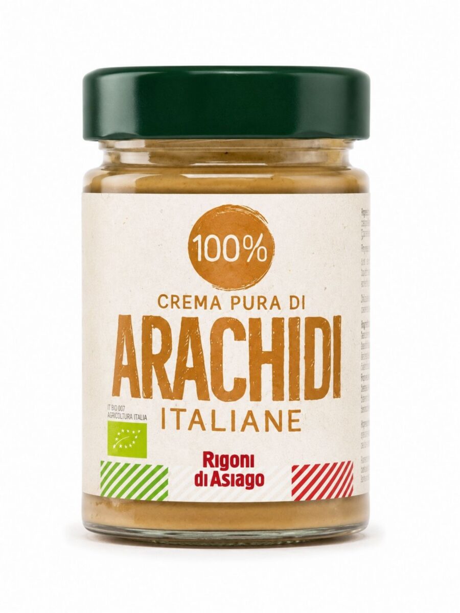 Crema Pura di Arachidi – arašidový krém Rigoni di Asiago 100 % 300 g