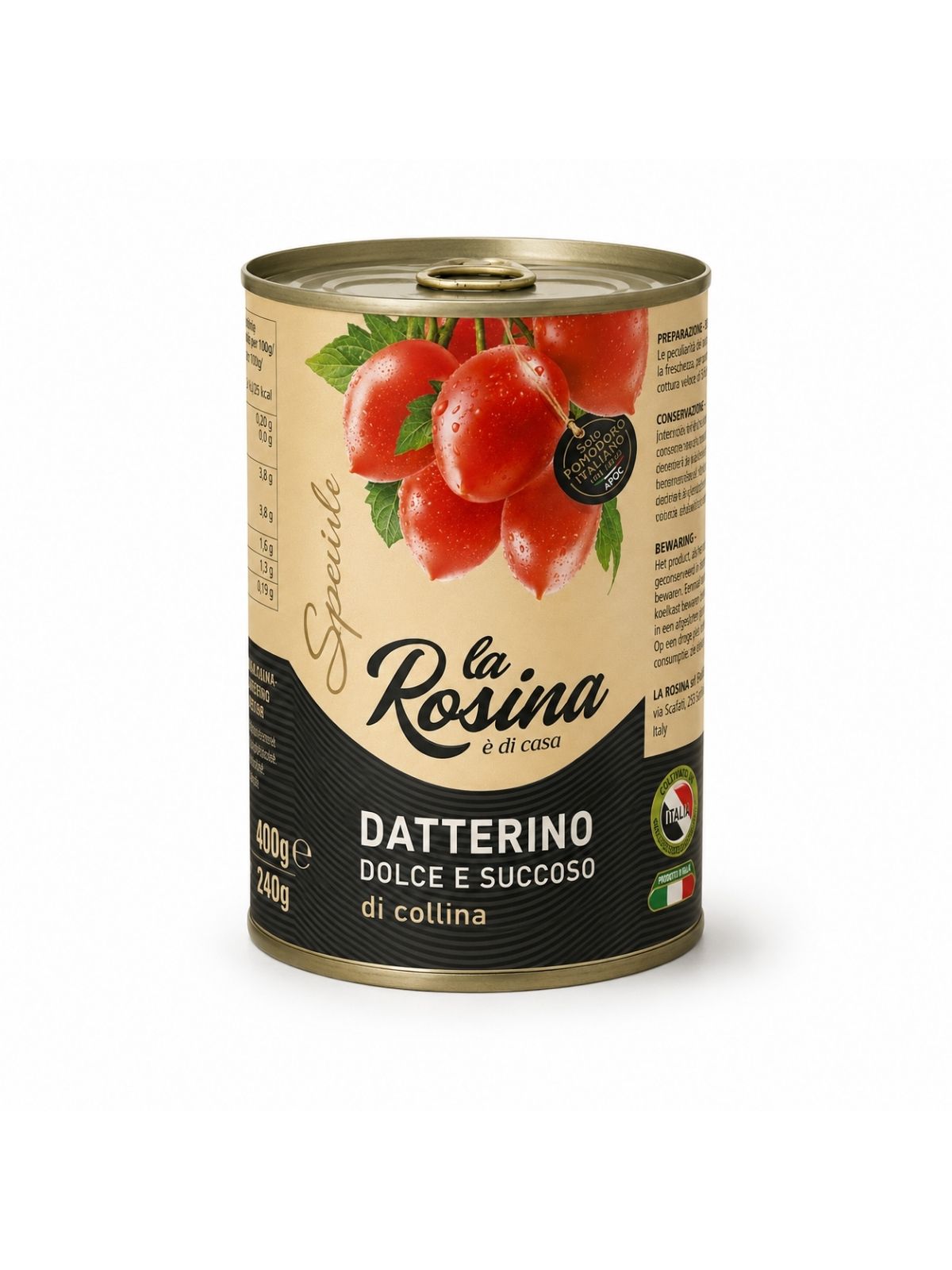 Datterino paradajky z kopcov v paradajkovej šťave – La Rosina 400 g