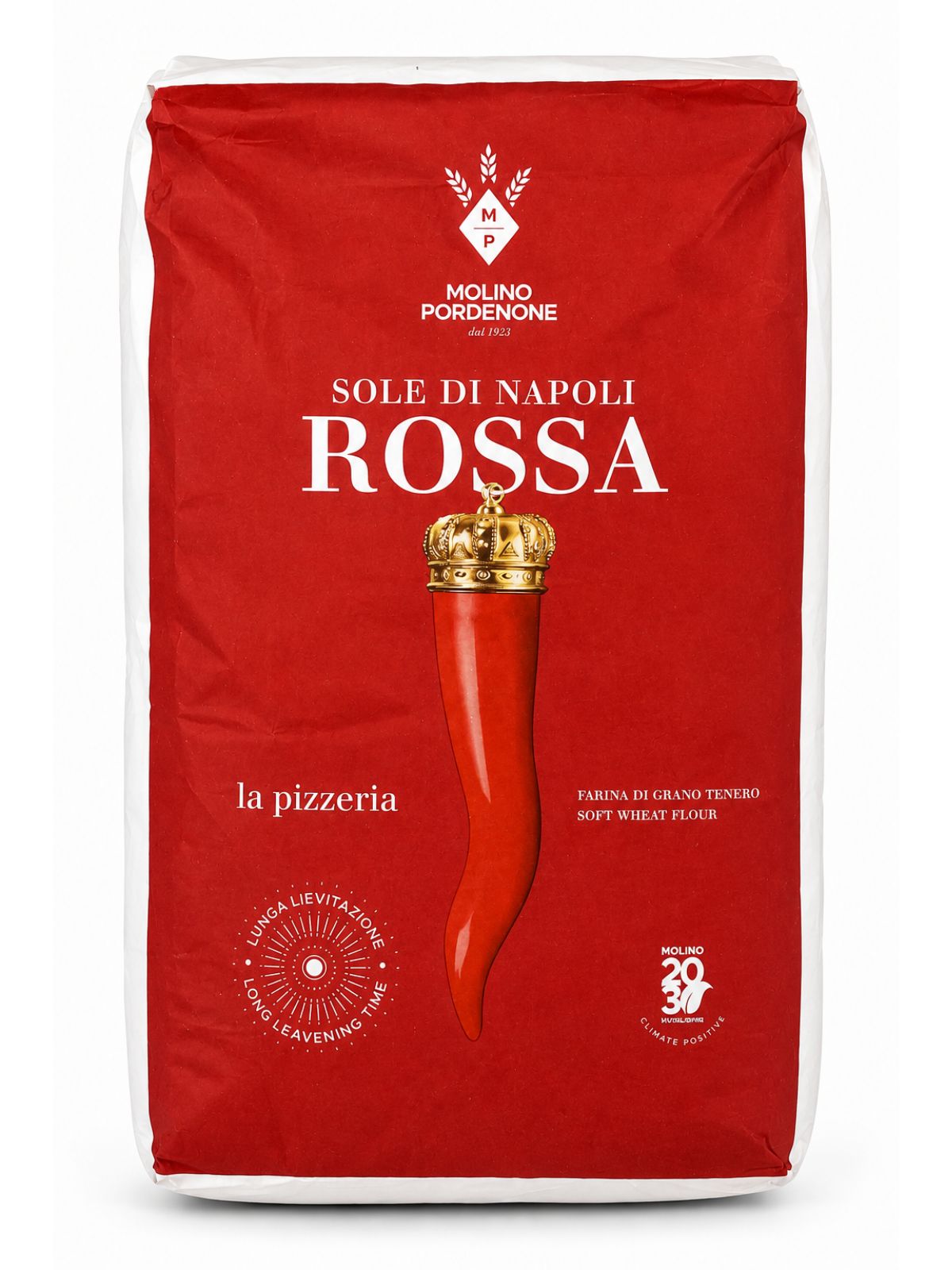 Farina di Grano Tenero Tipo 0 Sole di Napoli Rossa – pšeničná múka typu 0 na pizzu – Molino Pordenone