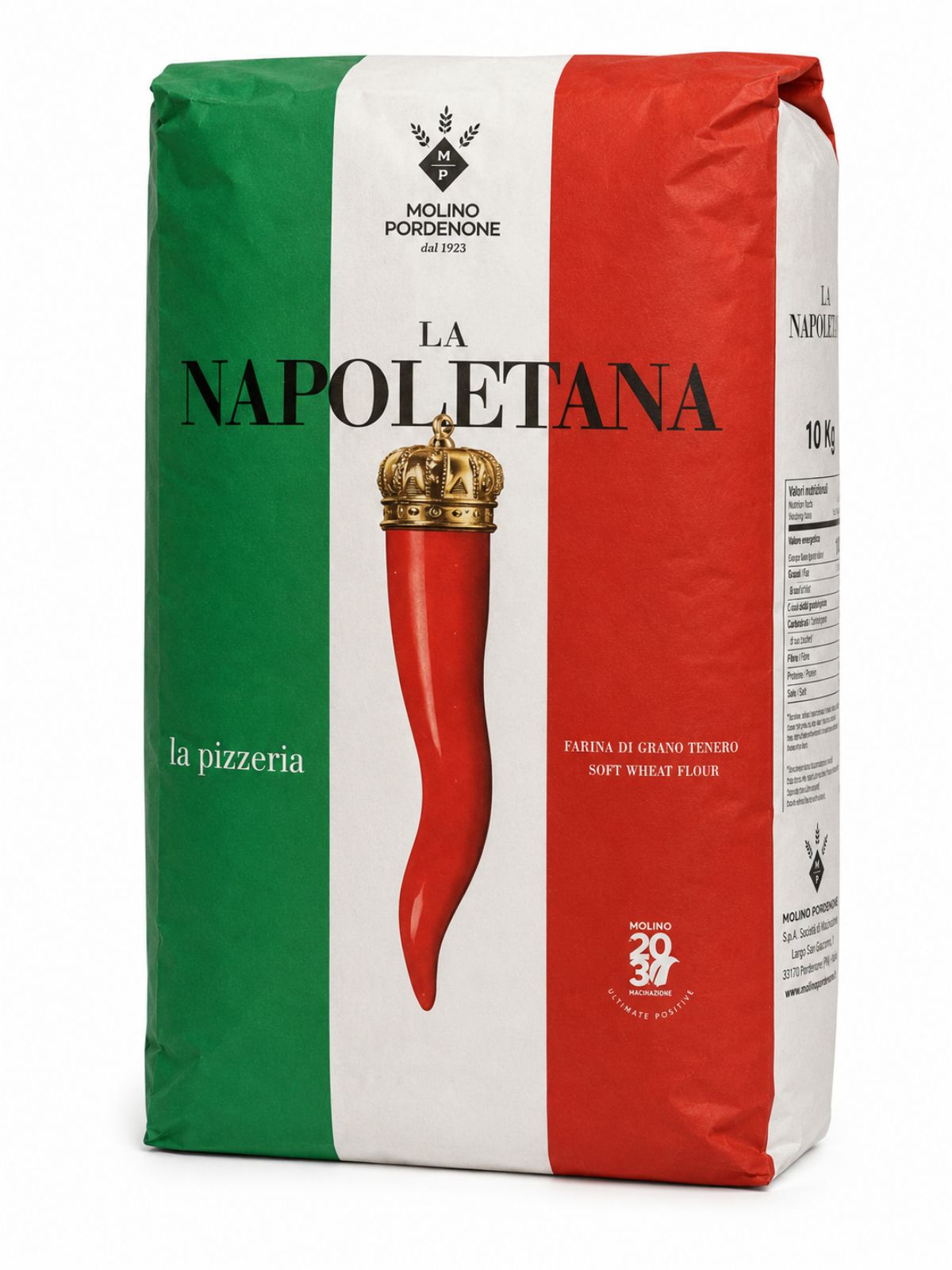 Farina di Grano Tenero Tipo 0 La Napoletana – pšeničná múka typu 0 na neapolskú pizzu – Molino Pordenone