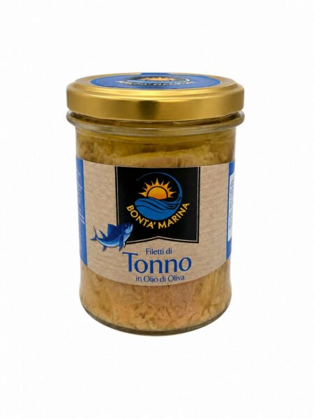 Filetti di Tonno in Olio di Oliva – filety z tuniaka v olivovom oleji – Bontà Marina 180 g