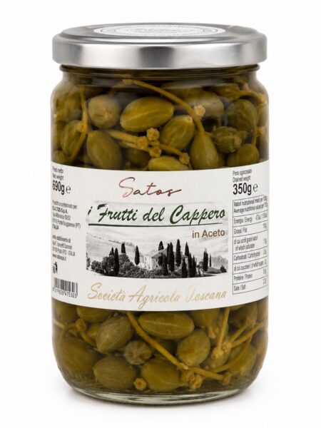 I Frutti del Cappero in Aceto – plody kapary vo vínnom octe – Satos 690 g