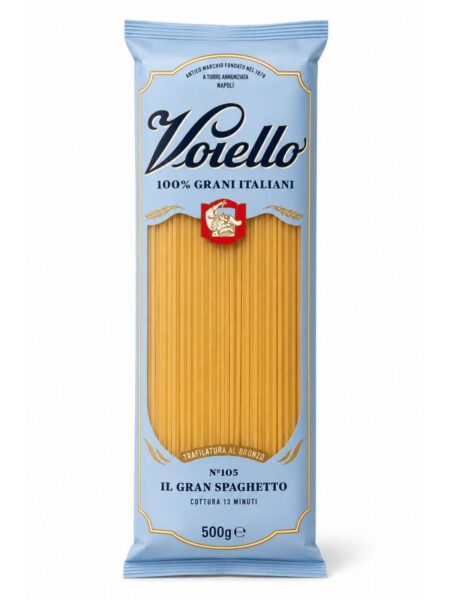 Il Gran Spaghetto N°105 – hrubšie špagety zo semoliny z tvrdej pšenice – Voiello 500 g