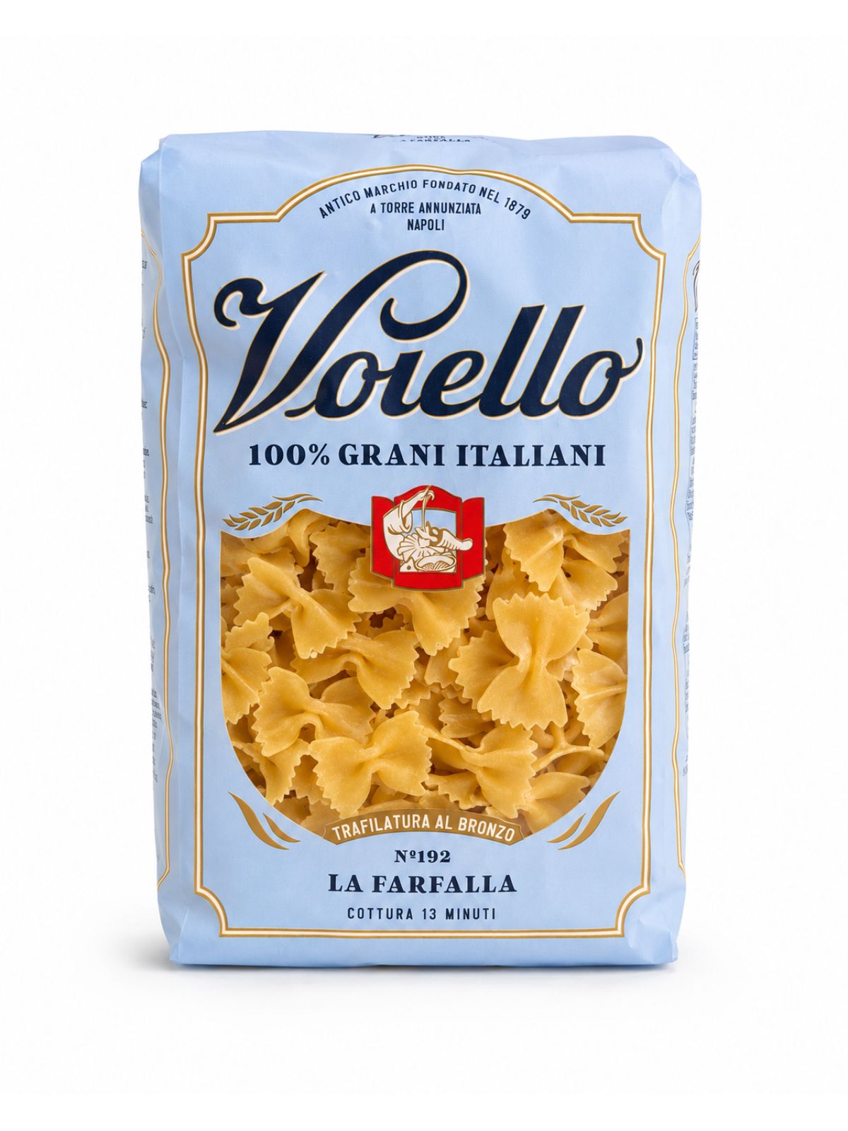 La Farfalla N°192 – cestoviny v tvare mašličiek zo semoliny z tvrdej pšenice – Voiello 500 g