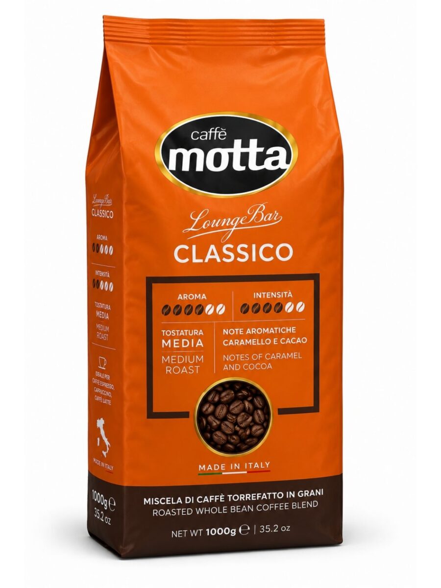 Lounge Bar Classico – zrnková káva, karamel a kakao Caffè Motta 1 kg