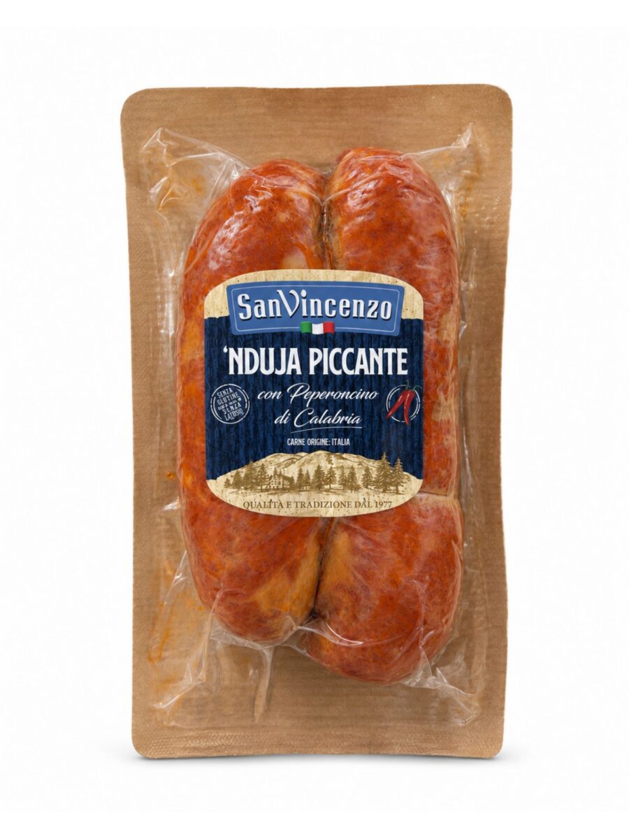 ’Nduja Piccante – pikantná nátierková saláma San Vincenzo cca 500g