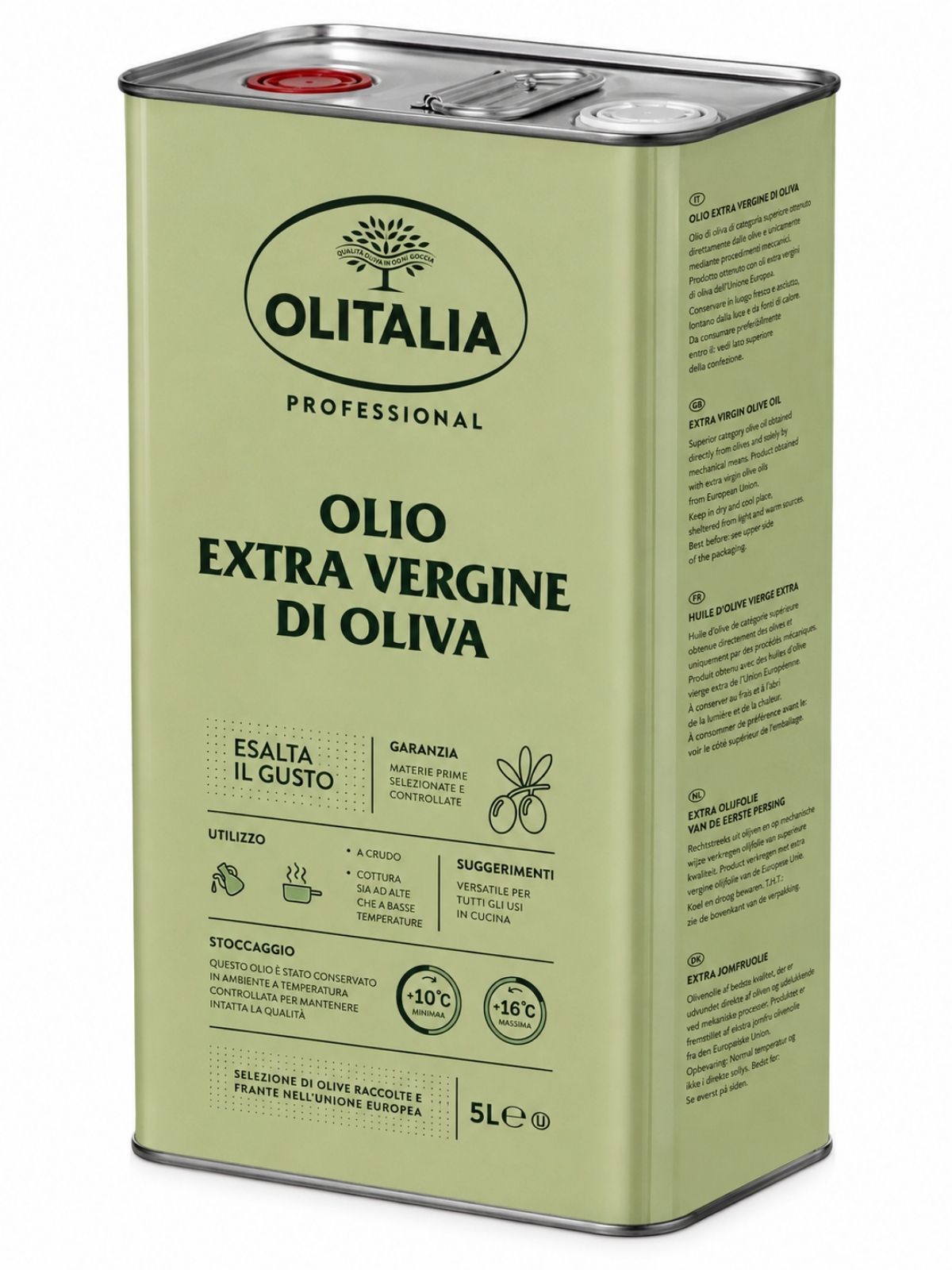 Olio Extra Vergine di Oliva – extra panenský olivový olej – Olitalia Professional 5 l