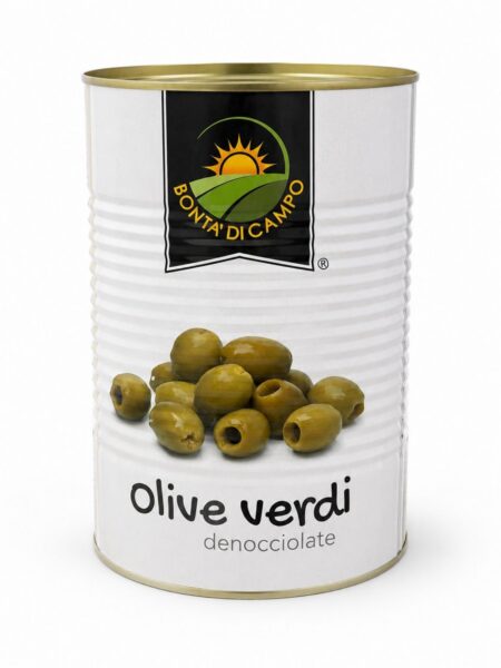 Olive Verdi Denocciolate – zelené olivy bez kôstok v náleve – Bontà di Campo 4,2 kg