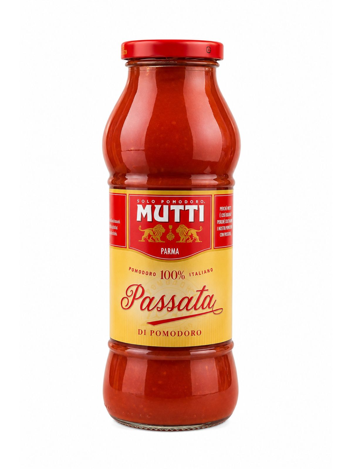 Passata di Pomodoro – paradajkové pyré z talianskych paradajok – Mutti 560 g