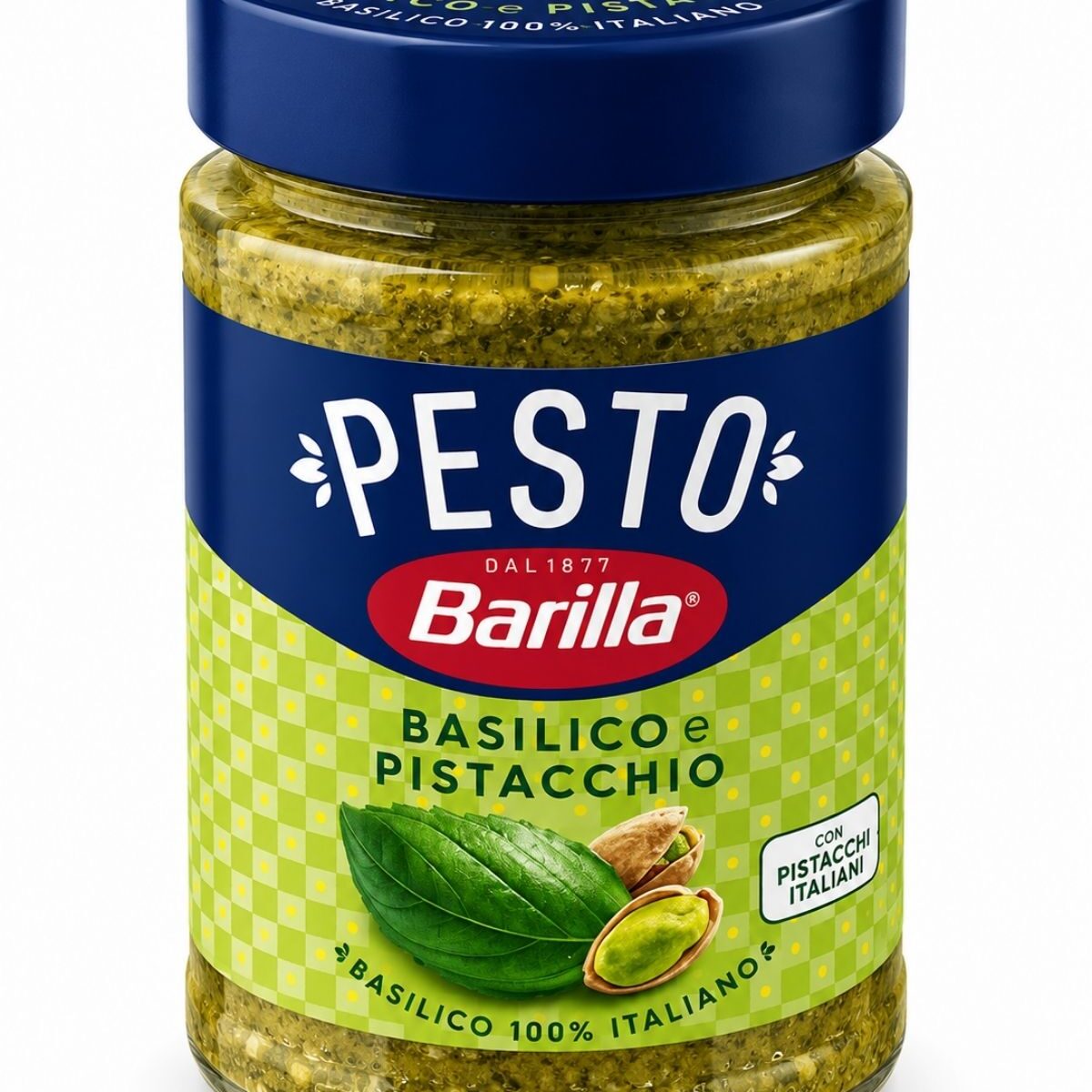 Pesto Basilico e Pistacchio – bazalkové pesto s pistáciami – Barilla 190 g