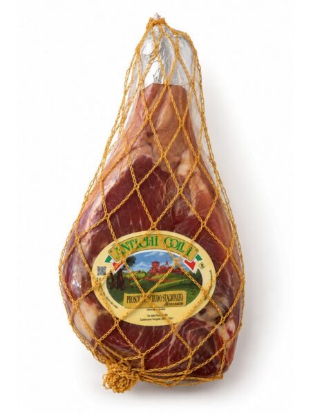 Prosciutto Crudo Stagionato Disossato Pulito Pressato 1/2 – zrená sušená vykostená bravčová šunka, lisovaná polovica – Antichi Colli cca 3kg