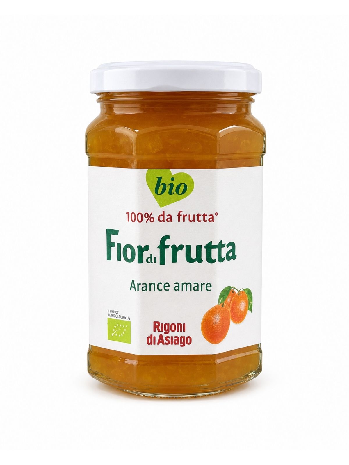 Rigoni di Asiago Fior di Frutta Arance Amare BIO – ovocná nátierka z horkých pomarančov 340 g
