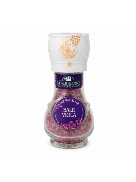Sale Viola con Macinello – ochucovadlo na báze morskej soli s arómou červeného vína – La Drogheria 1880 90 g