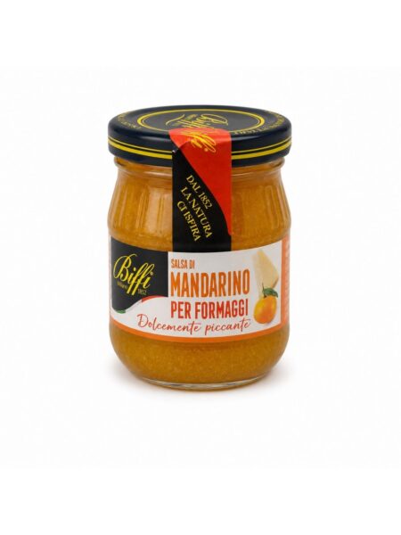 Salsa di Mandarino per Formaggi – sladko-pikantná mandarínková omáčka k syrom – Biffi 100 g