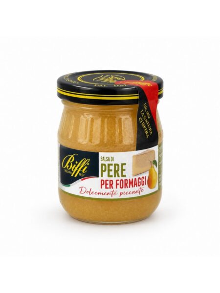 Salsa di Pere per Formaggi – sladko-pikantná hrušková omáčka k syrom – Biffi 100 g