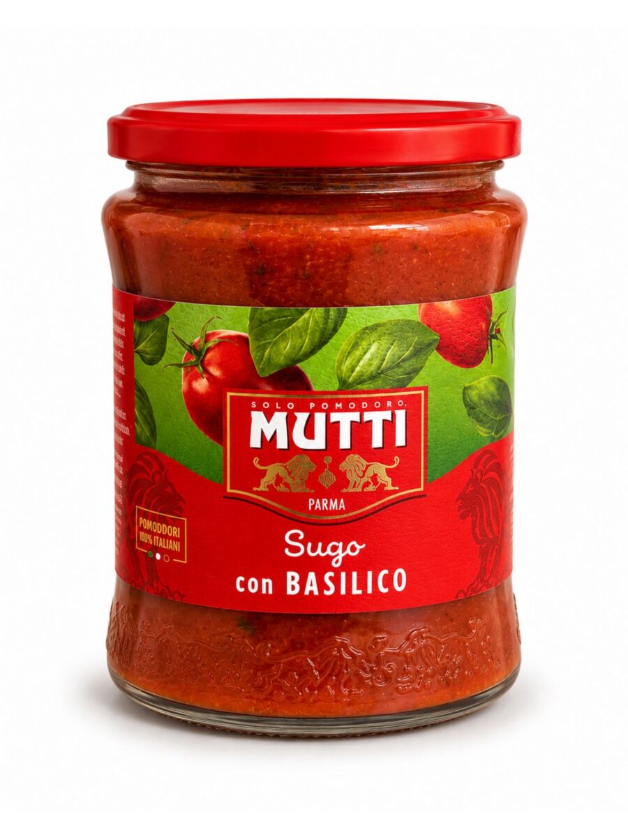 Sugo con Basilico – paradajková omáčka s bazalkou Mutti 280 g