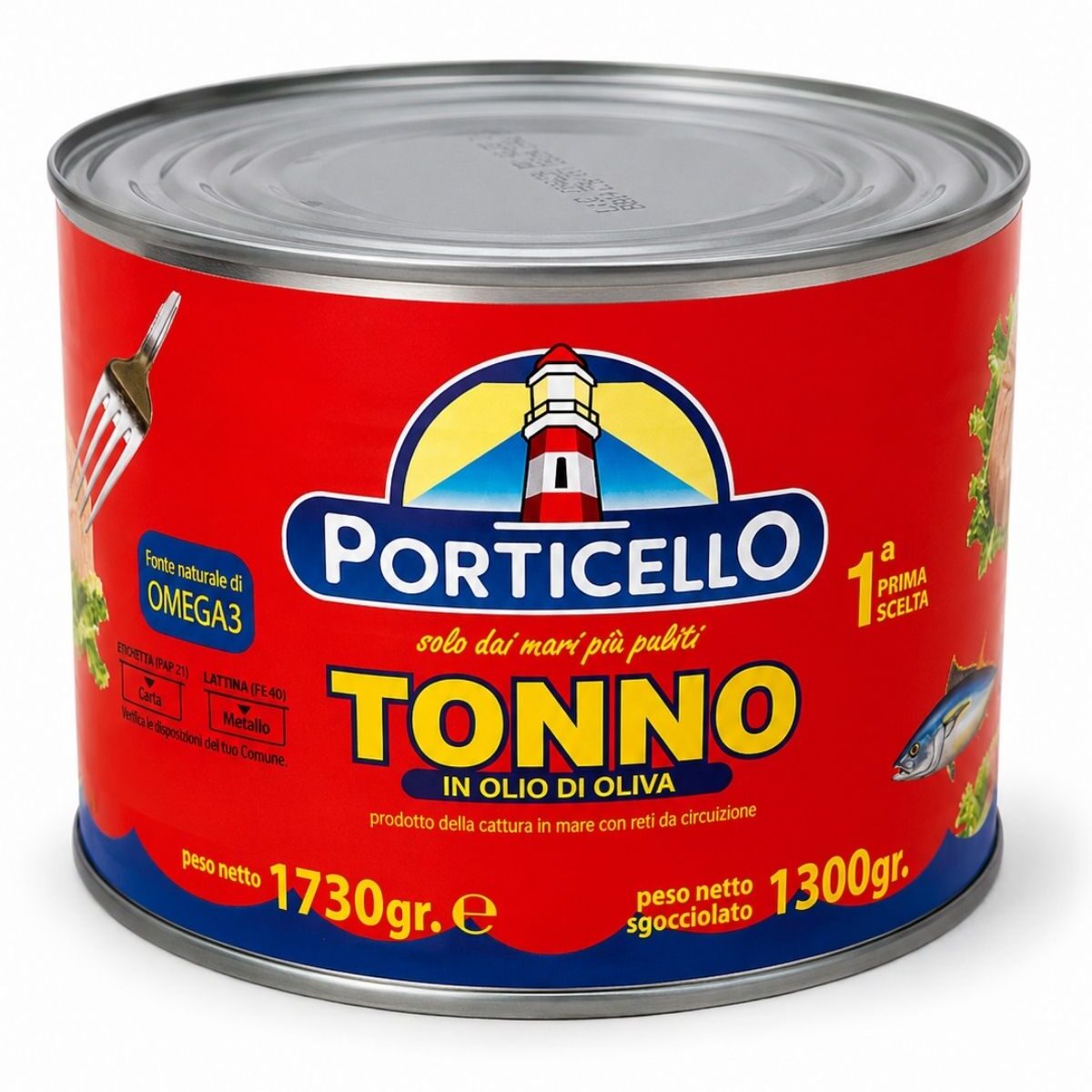 Tonno in Olio di Oliva – tuniak v olivovom oleji – Porticello 1730 g