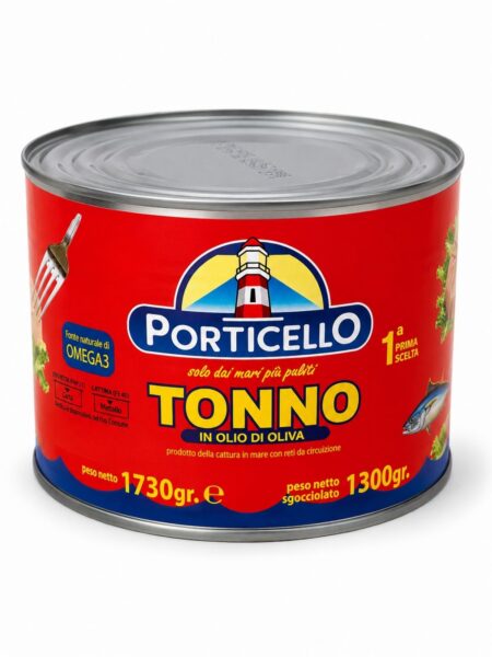 Tonno in Olio di Oliva – tuniak v olivovom oleji – Porticello 1730 g