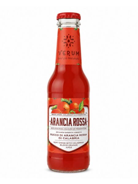 Arancia Rossa – sýtený nápoj s krvavým pomarančom 200 ml
