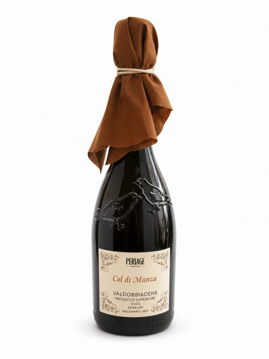 Col di Manza – Valdobbiadene Prosecco Superiore DOCG Extra Dry Millesimato 2025 – Perlage 750 ml