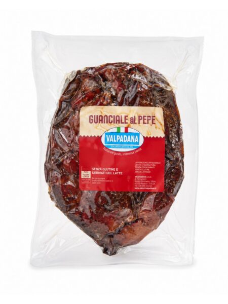 Guanciale al Pepe – bravčové líca s korením cca 1 kg