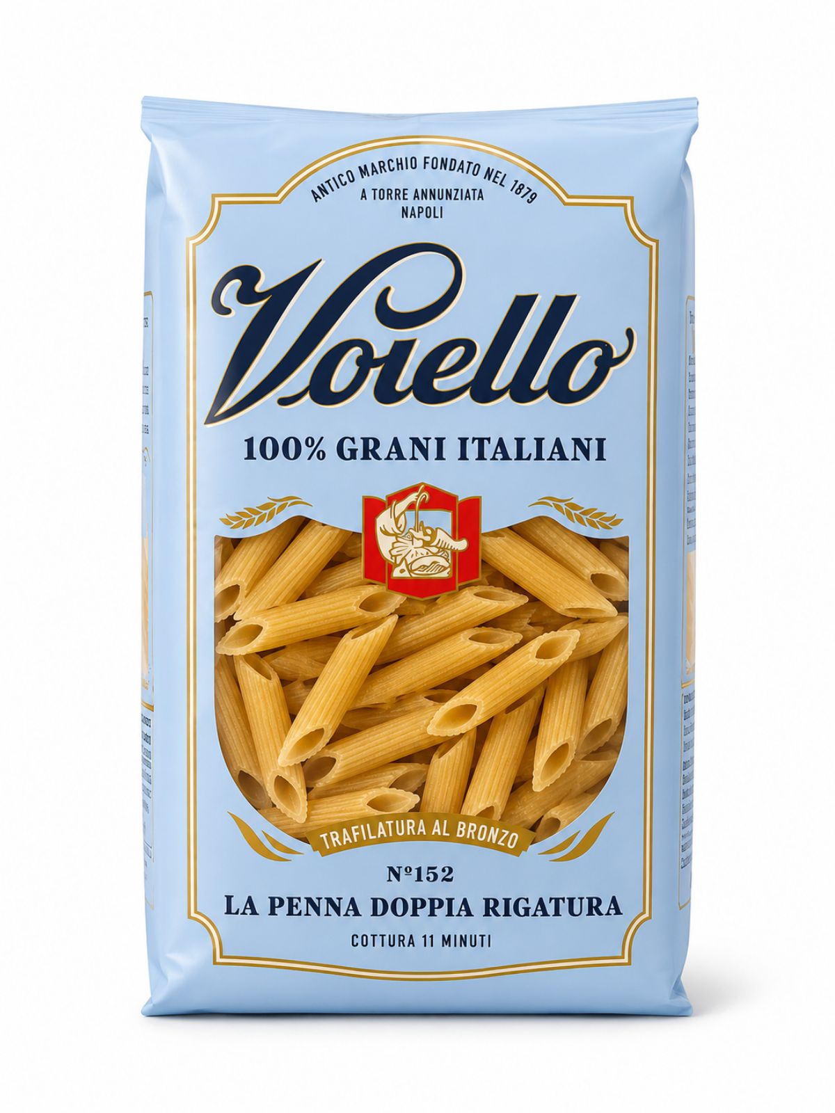La Penna Doppia Rigatura N°152 – cestoviny Penne Doppia Rigatura Voiello 500 g