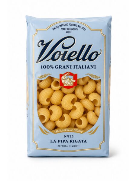 La Pipa Rigata N°135 – cestoviny Pipa Rigata Voiello 500 g