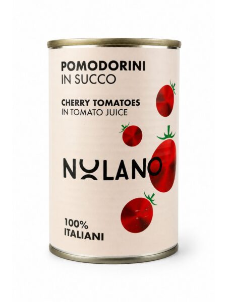 Pomodorini in Succo – cherry paradajky v paradajkovej šťave Nolano 425g