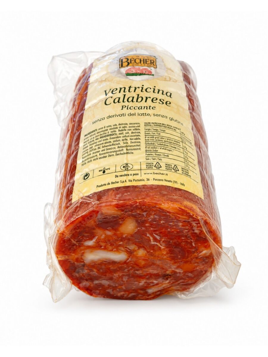 Ventricina Calabrese Piccante – pikantná bravčová saláma cca 1,5kg