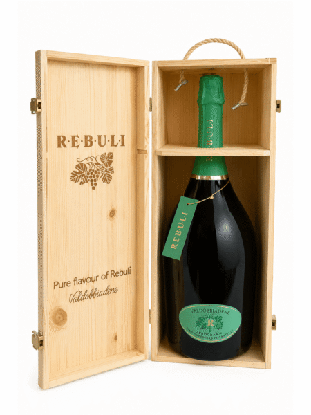 Zerogrammi Valdobbiadene Prosecco Superiore DOCG Extra Brut – Rebuli 3 l v drevenej darčekovej kazete