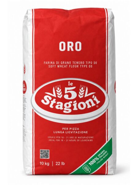 Farina Tipo 00 Oro – pšeničná múka na pizzu Le 5 Stagioni 10 kg