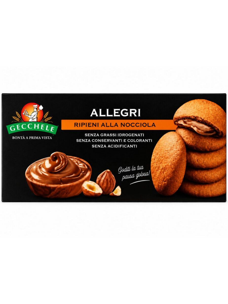 Allegri Ripieni alla Nocciola – plnené sušienky 150 g