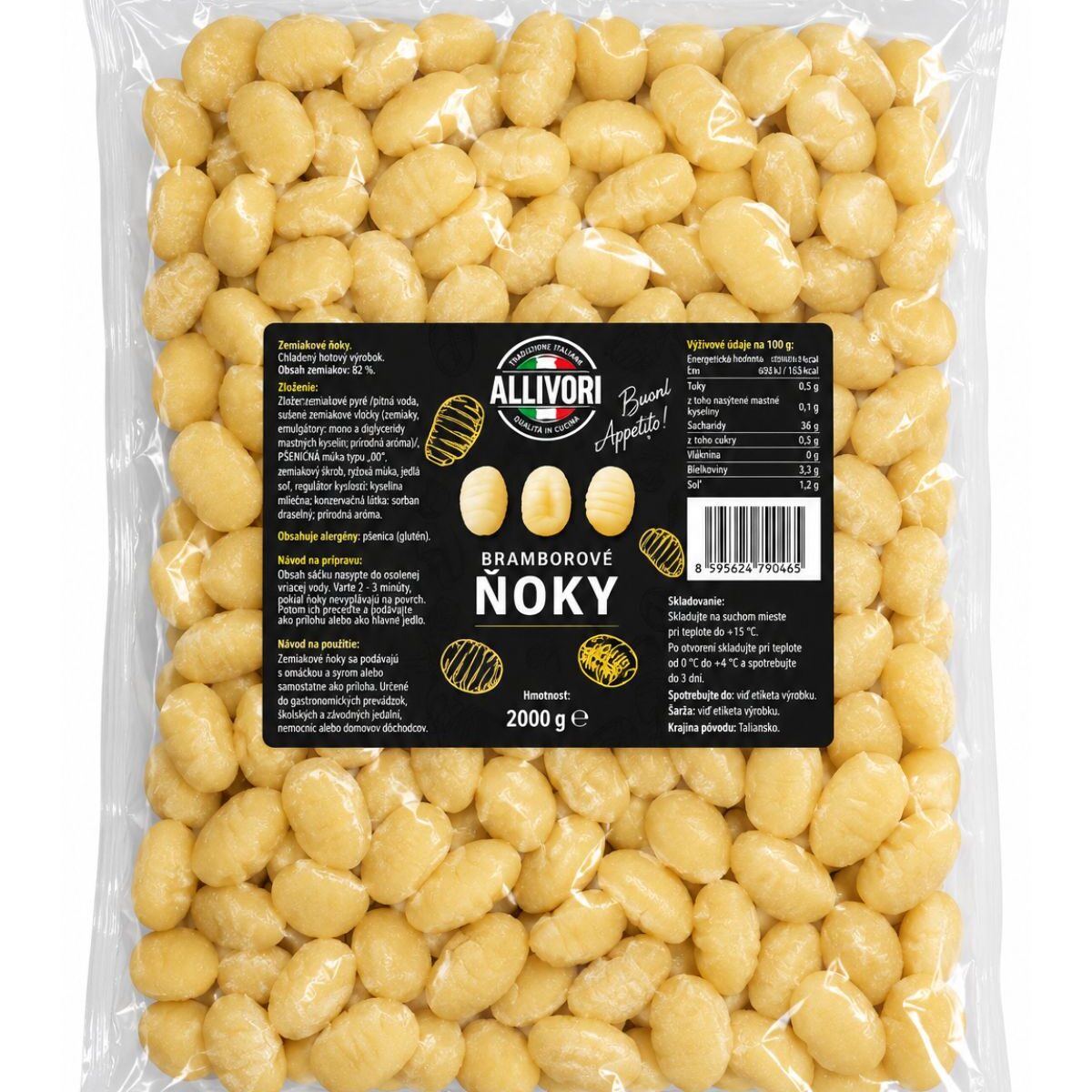 Gnocchi di Patate – zemiakové ňoky Allivori 2 kg