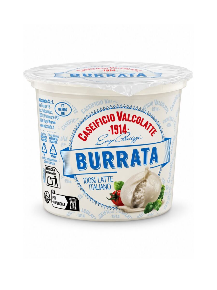 Burrata – čerstvý kravský parený syr 125 g