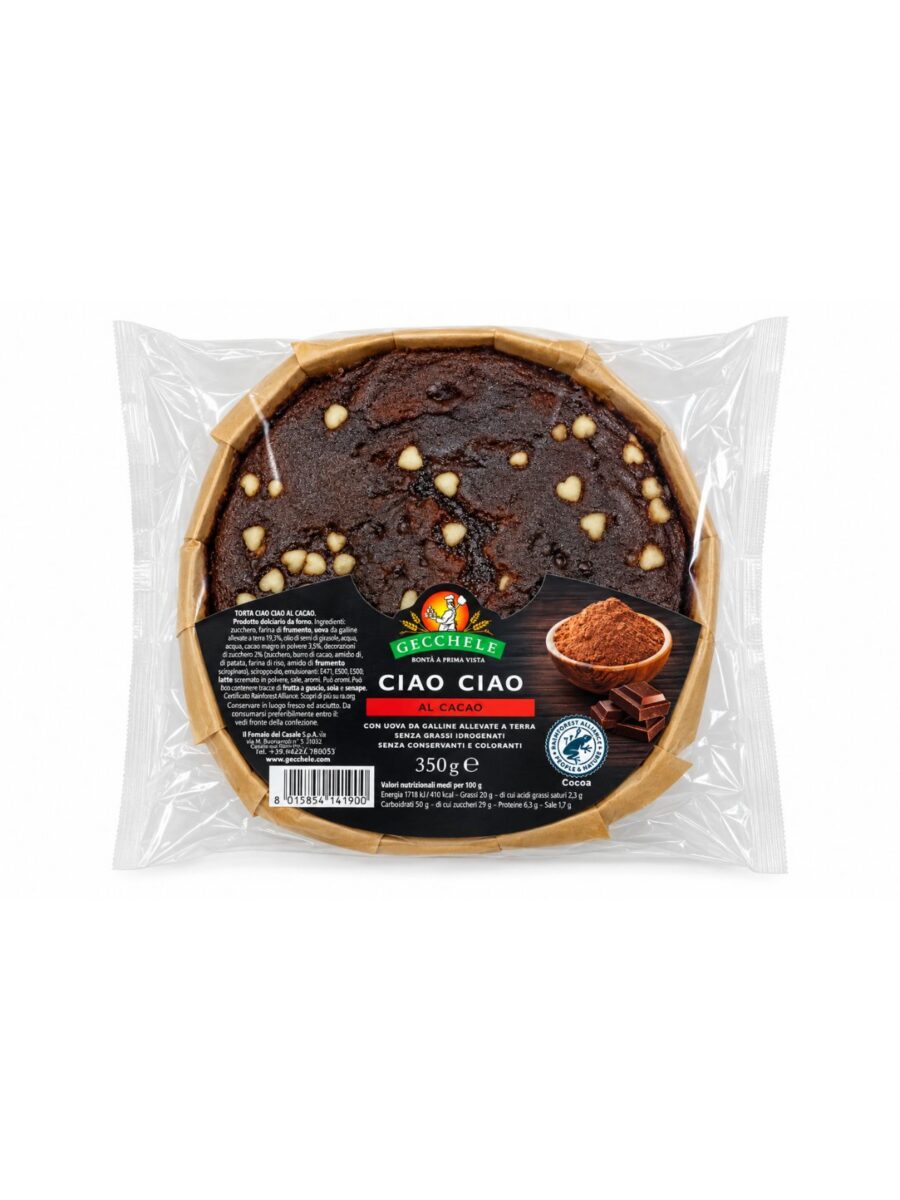Ciao Ciao al Cacao – kakaový koláč 350 g