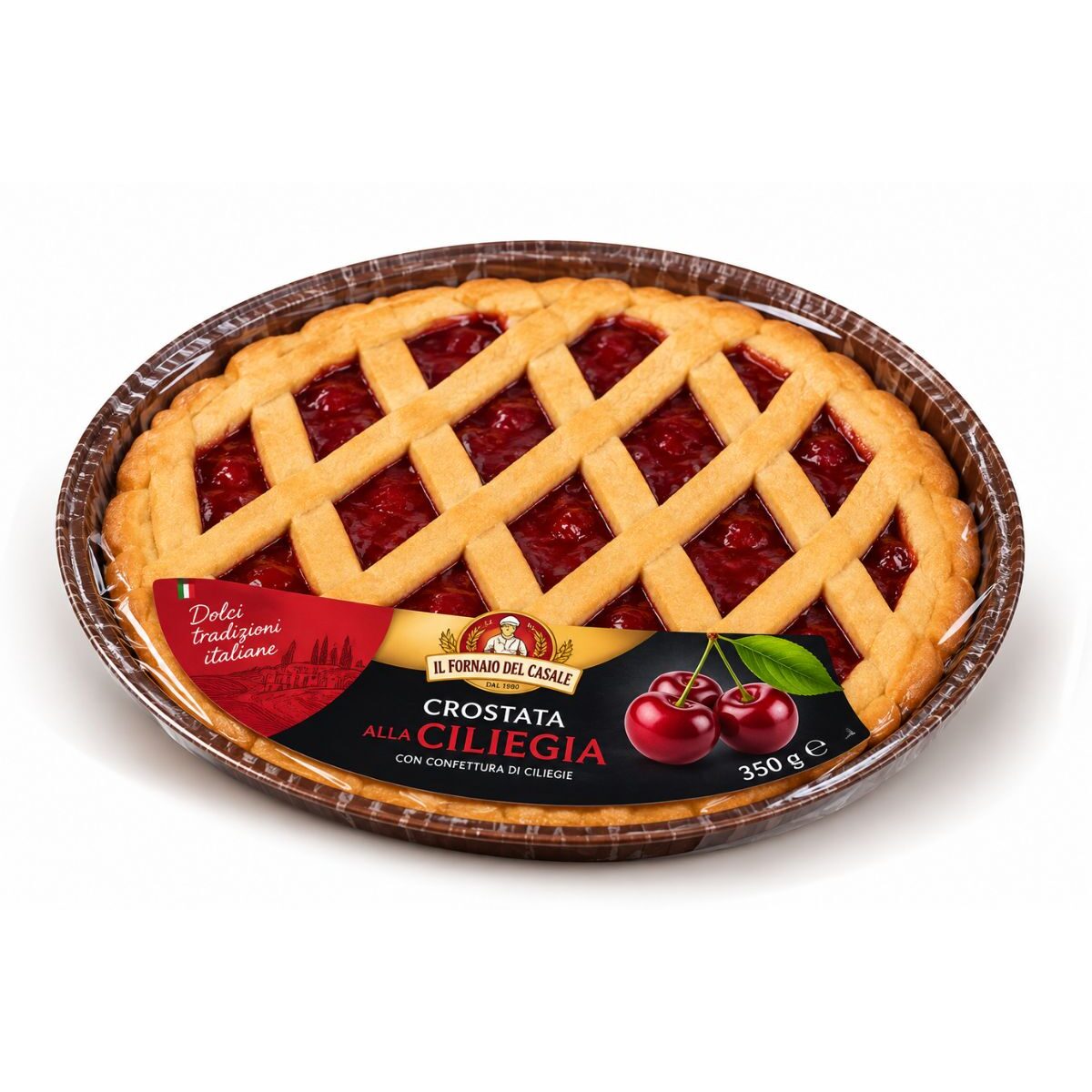 Crostata alla Ciliegia – taliansky čerešňový mrežovník Gecchele 350 g