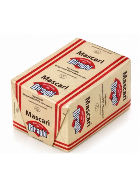 Gorgonzola DOP s Mascarpone – prekladaná gorgonzola s mascarpone Biraghi cca 1,2 kg
