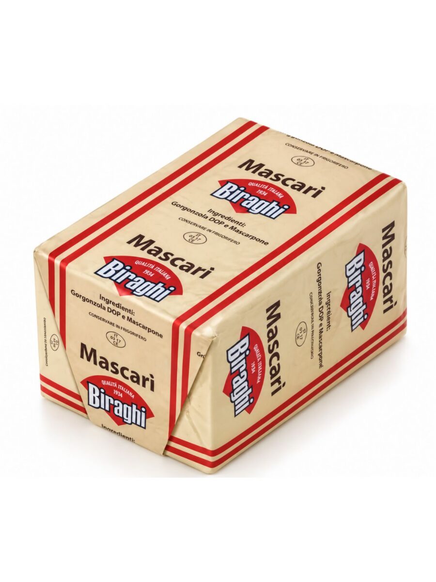 Gorgonzola DOP s Mascarpone – prekladaná gorgonzola s mascarpone Biraghi cca 1,2 kg
