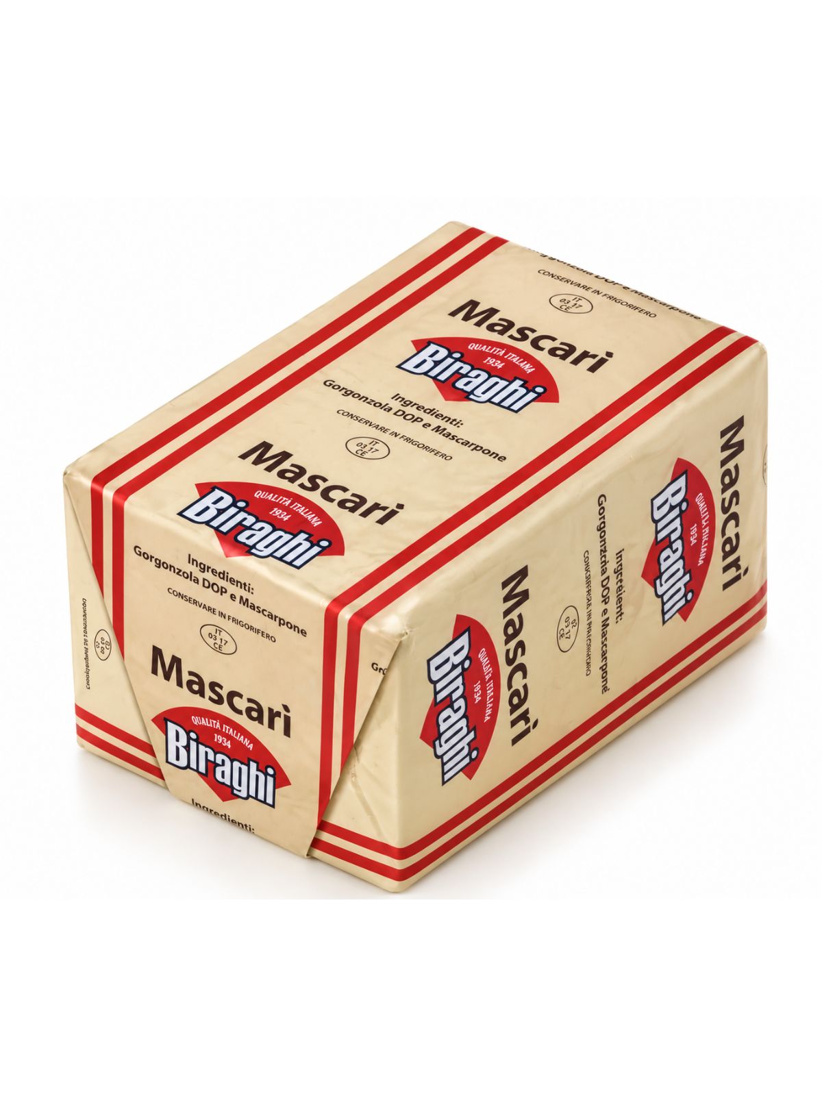Gorgonzola DOP s Mascarpone – prekladaná gorgonzola s mascarpone Biraghi cca 1,2 kg