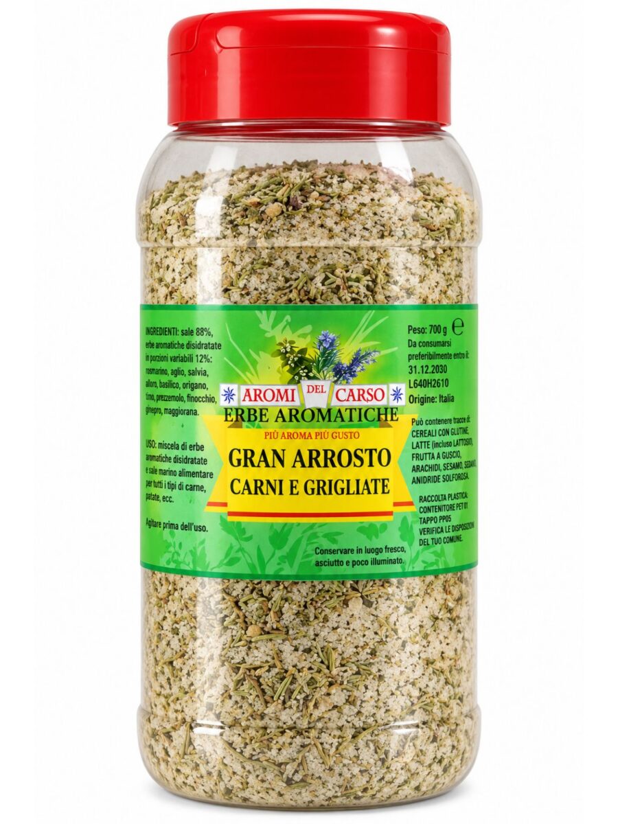 Gran Arrosto Carni e Grigliate – bylinková soľ 700 g