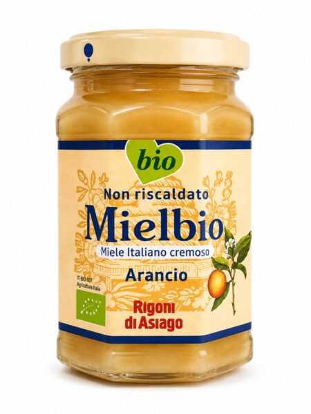Miele di Arancio BIO – krémový pomarančový med 300 g