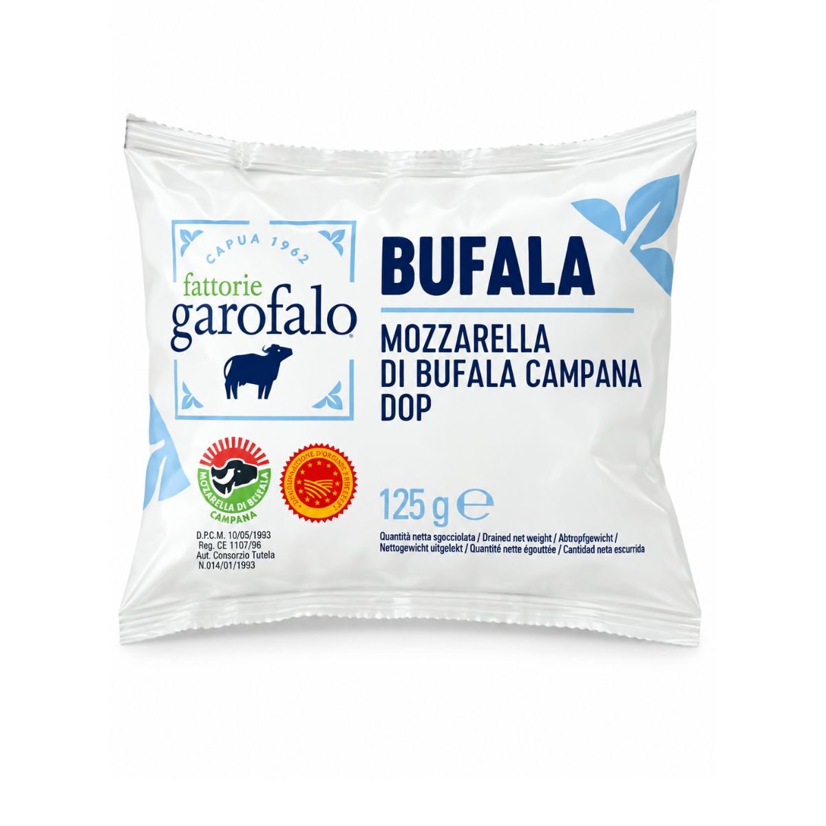 Mozzarella di Bufala Campana DOP – byvolia mozzarella 125 g