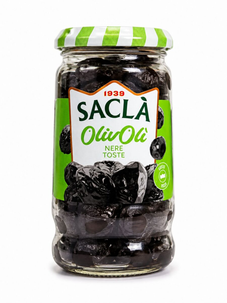 OlivOlì Nere Toste – pečené čierne olivy 200 g