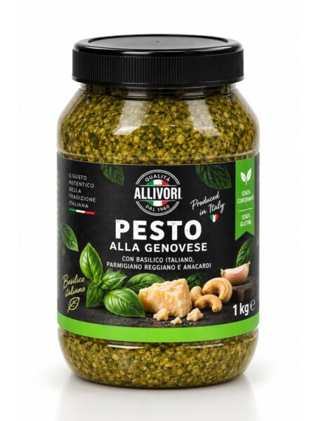 Pesto alla Genovese – bazalkové pesto Allivori 1 kg