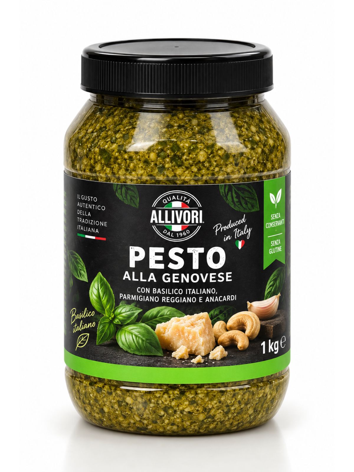 Pesto alla Genovese – bazalkové pesto Allivori 1 kg