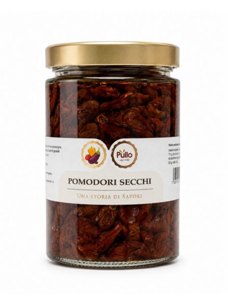 Pomodori Secchi – sušené paradajky v oleji  Pullo 500 g