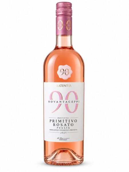 Primitivo Rosato Puglia IGP 2025 – ružové víno Novantaceppi 0,75 l